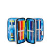 Picture of SEVEN 3 ZIPPER PLUMPY LINE BOY PENCIL CASE